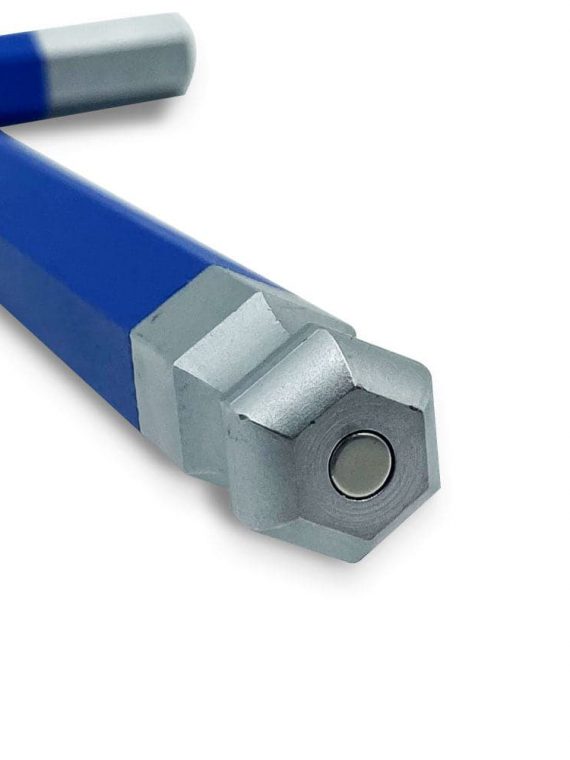 AuzGrip A71305 13 Piece Extra Long Metric 2-19mm Ball Point Magnetic Jumbo Hex Key Set