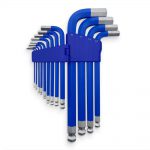 AuzGrip A71305 13 Piece Extra Long Metric 2-19mm Ball Point Magnetic Jumbo Hex Key Set